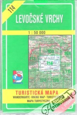 Obal knihy Levočeské vrchy