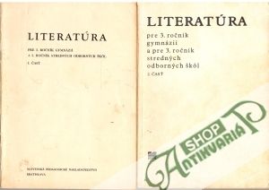 Obal knihy Literatúra pre 3. ročník - 1., 2. časť