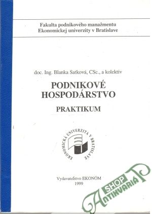 Obal knihy Podnikové hospodárstvo - Praktikum