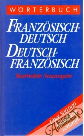 Obal knihy Wörterbuch Französisch - deutsch Deutsch - französisch