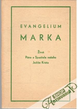 Obal knihy Evangelium Marka