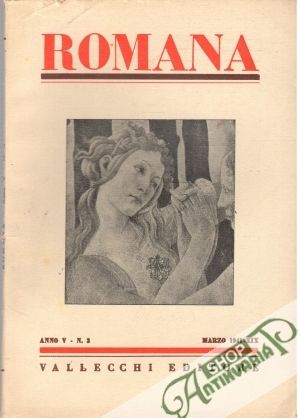 Obal knihy Romana - Anno V - N. 3