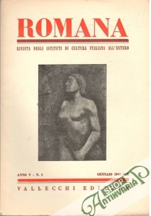 Obal knihy Romana - Anno V - N. 1