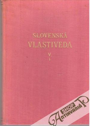 Obal knihy Slovenská vlastiveda V. - 1