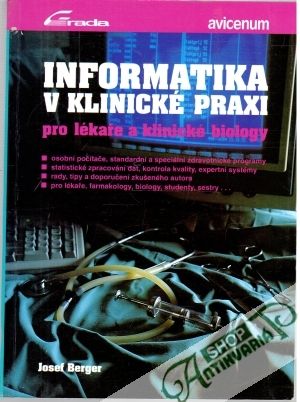 Obal knihy Informatika v klinické praxi pro lékaře a klinické biology