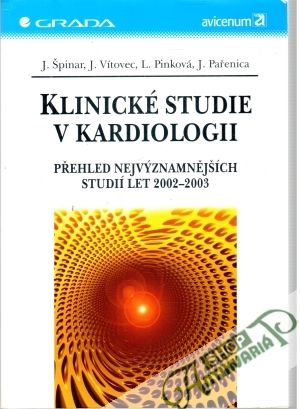 Obal knihy Klinické studie v kardiologii