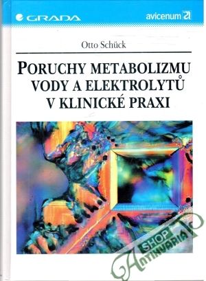 Obal knihy Poruchy metabolizmu vody a elektrolytů v klinické praxi