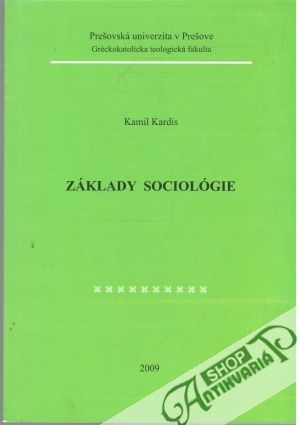 Obal knihy Základy sociológie