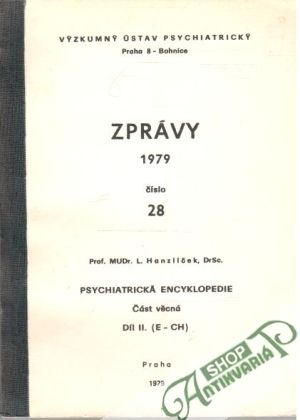 Obal knihy Psychiatrická encyklopedie - Zprávy 28/19