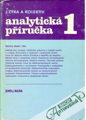 Obal knihy Analytická příručka 1-2.