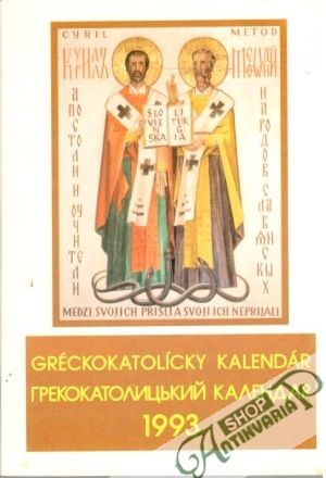 Obal knihy Gréckokatolícky kalendár 1993