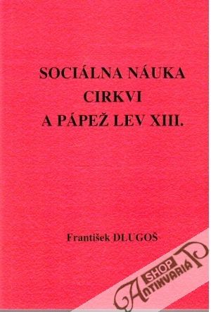 Obal knihy Sociálna náuka cirkvi a pápež Lev XIII.
