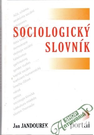 Obal knihy Sociologický slovník