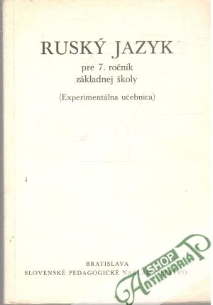 Obal knihy Ruský jazyk pre 7. ročník základnej školy