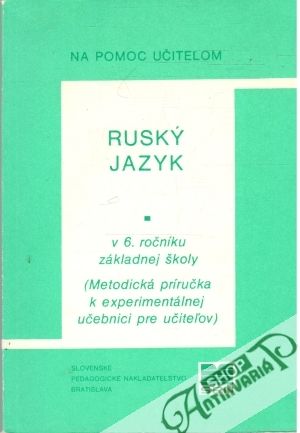 Obal knihy Ruský jazyk v 6. ročníku základnej školy