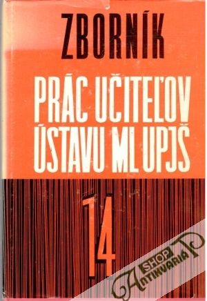 Obal knihy Zborník prác učiteľov Ústavu ML UPJŠ 14