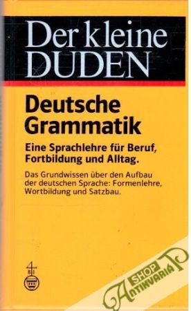 Obal knihy Der kleine DUDEN Deutsche Grammatik
