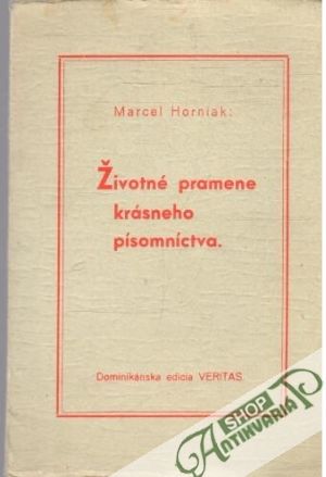 Obal knihy Životné pramene krásneho písomníctva