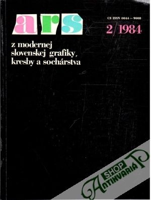 Obal knihy ARS z modernej slovenskej grafiky, kresby a sochárstva 2/1984