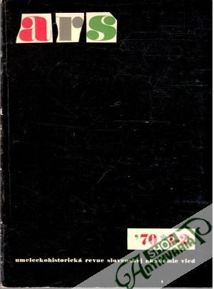 Obal knihy ARS 1-2/1970