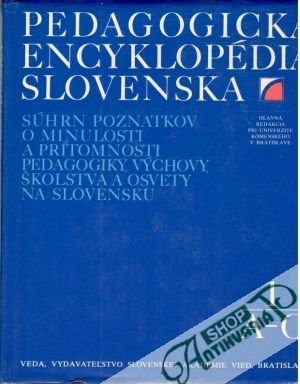 Obal knihy Pedagogická encyklopédia Slovenska 1.