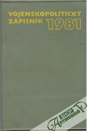 Obal knihy Vojenskopolitický zápisník 1981