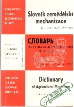 Obal knihy Slovník zemědělské mechanizace