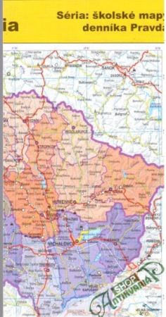 Obal knihy Slovensko - mapa územno - správneho usporiadania