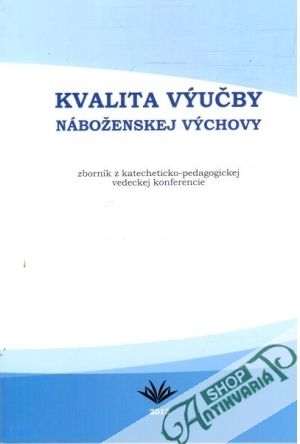 Obal knihy Kvalita výučby náboženskej výchovy