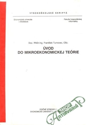 Obal knihy Úvod do mikroekonomickej teórie