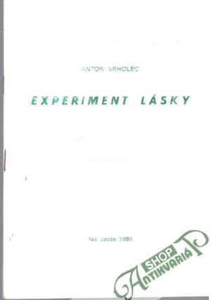 Obal knihy Experiment lásky