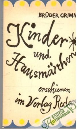 Obal knihy Kinder- und Hausmärchen