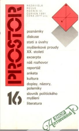 Obal knihy Prostor 16/1991