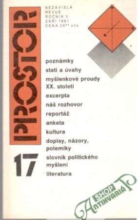 Obal knihy Prostor 17/1991