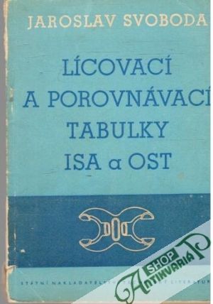 Obal knihy Lícovací a porovnávací tabulky ISA a OST