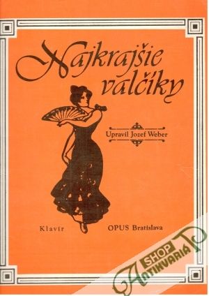 Obal knihy Najkrajšie valčíky - klavír
