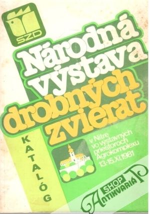 Obal knihy Katalóg Národná výstava drobných hospodárskych zvierat Nitra 1981