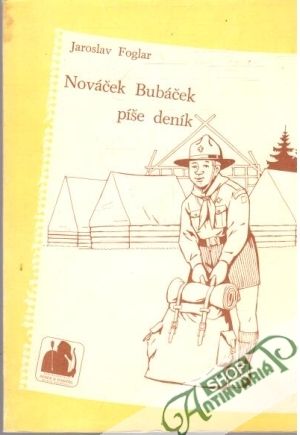 Obal knihy Nováček Bubáček píše deník