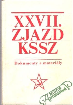Obal knihy XXVII. zjazd KSSZ