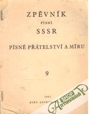 Obal knihy Zpěvník písní SSSR 9.