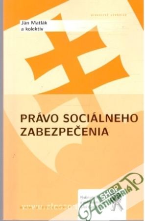 Obal knihy Právo sociálneho zabezpečenia