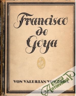 Obal knihy Francisco de Goya