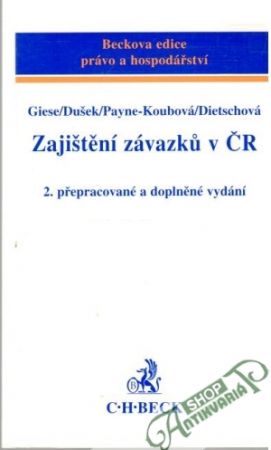 Obal knihy Zajištění závazku v ČR