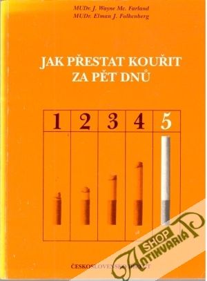 Obal knihy Jak přestat kouřit za pět dnu