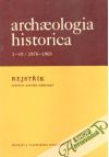 Měřínský Zdeněk - Archaologia historica 1-10/1976-1985