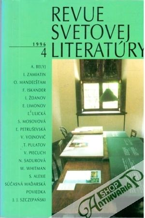 Obal knihy Revue svetovej literatúry 4/1996