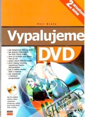 Obal knihy Vypalujeme DVD