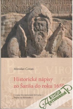 Obal knihy Historické nápisy zo Šariša do roku 1650