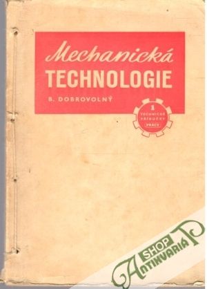 Obal knihy Mechanická technologie