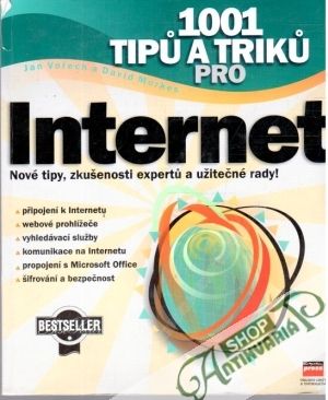 Obal knihy 1001 tipu a triku pro internet